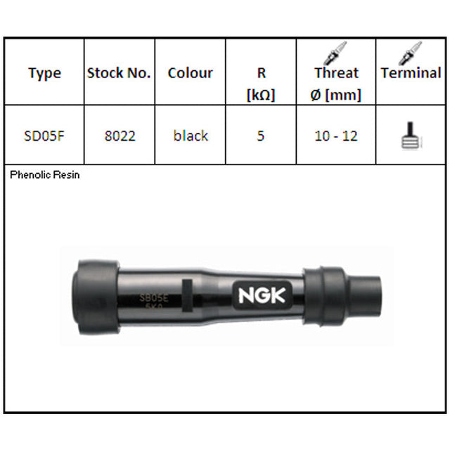 Zündkerzenstecker NGK SD05F (8022)