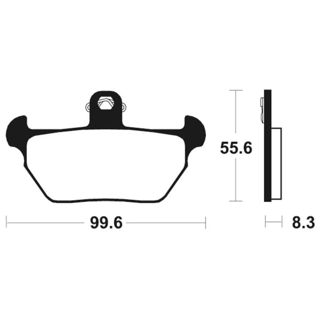 Bremsbeläge TECNIUM MA144 Organisch