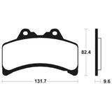 Bremsbeläge TECNIUM MA182 Organisch