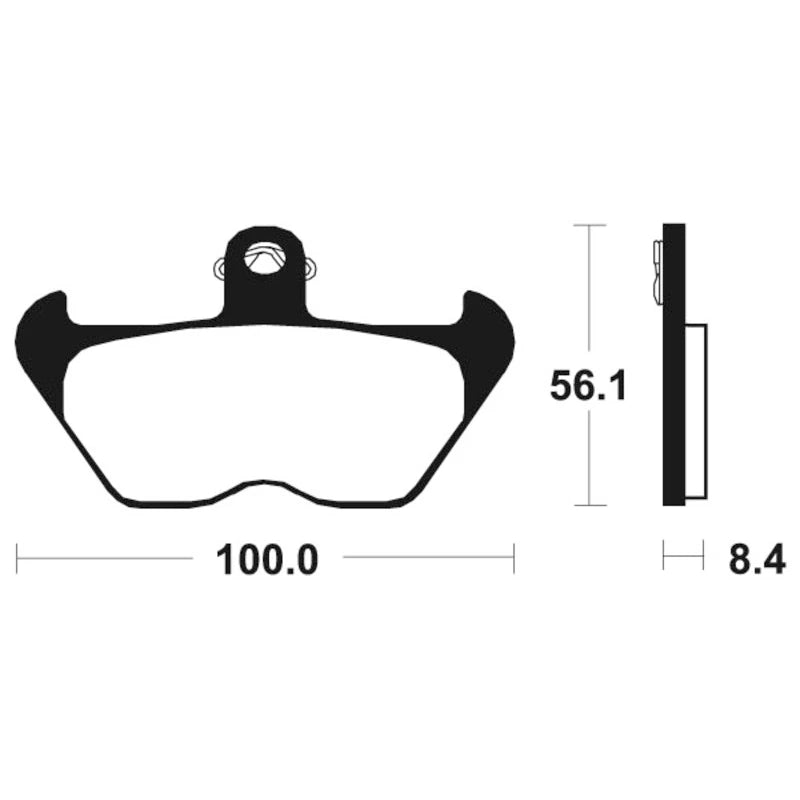 Bremsbeläge TECNIUM MA203 Organisch