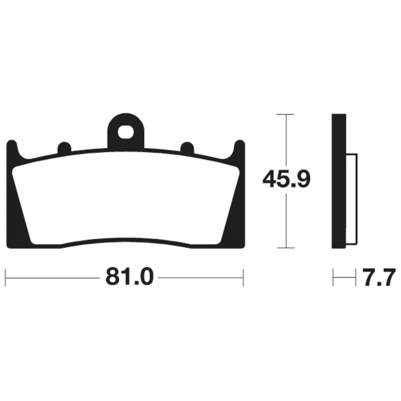 Bremsbeläge TECNIUM MA243 Organisch