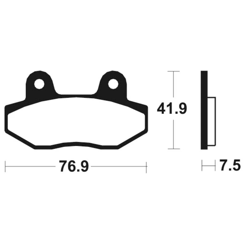 Bremsbeläge TECNIUM MA314 Organisch