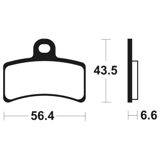Bremsbeläge TECNIUM MA315 Organisch