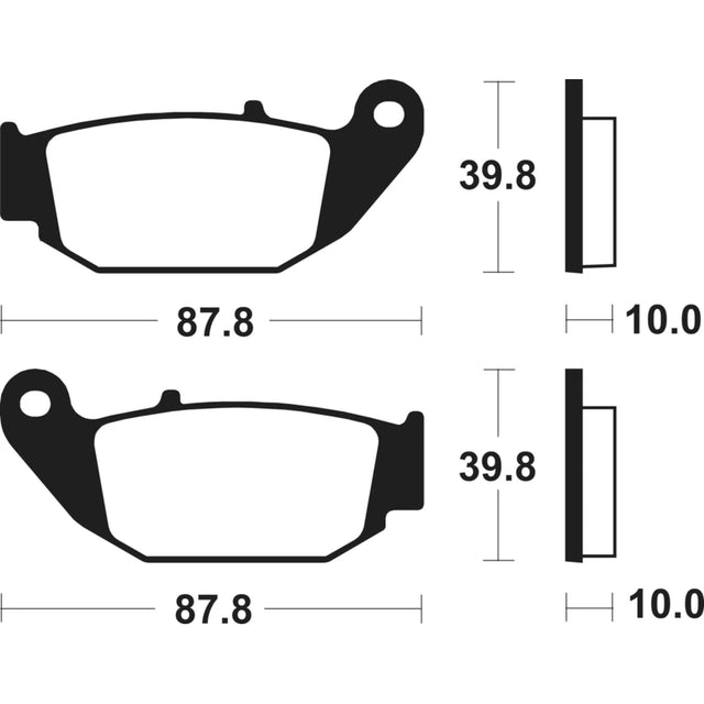Bremsbeläge TECNIUM MA415 Organisch
