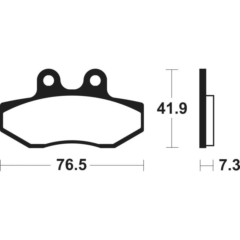 Bremsbeläge TECNIUM ME317 Organisch