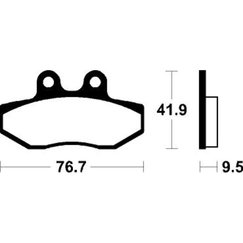 Bremsbeläge TECNIUM ME323 Organisch