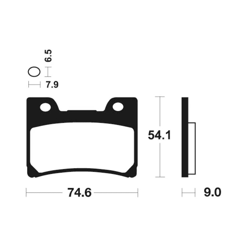 Bremsbeläge TECNIUM MF165 Sintermetall