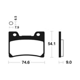 Bremsbeläge TECNIUM MF165 Sintermetall