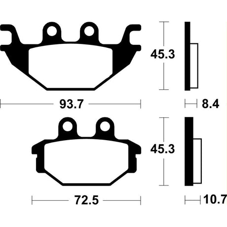 Bremsbeläge TECNIUM MR430 Sintermetall