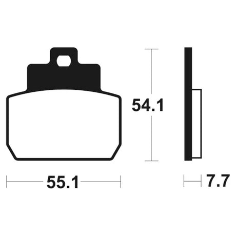 Bremsbeläge TECNIUM MSS331 Sintermetall