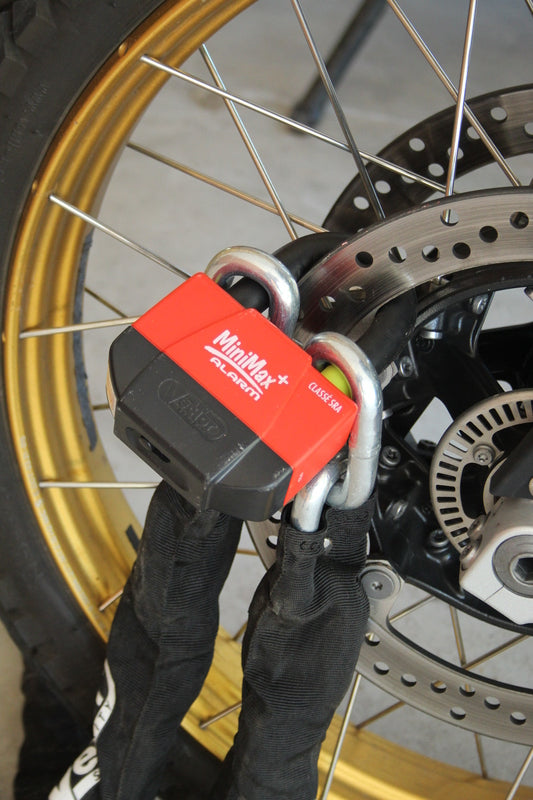 Bremsscheibenschloss VECTOR MiniMax+ mit Alarm Ø 16 mm 55 x 40 mm