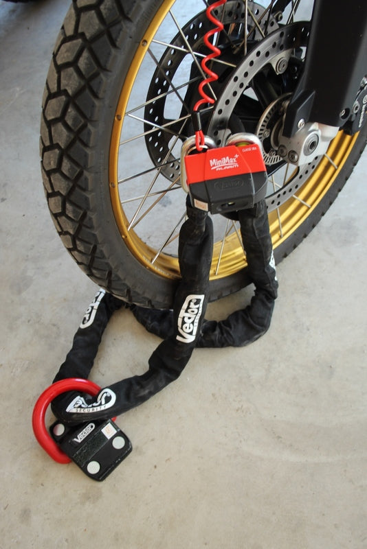 Bremsscheibenschloss VECTOR MiniMax+ mit Alarm Ø 16 mm 55 x 40 mm