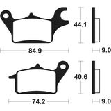 Bremsbeläge TECNIUM MA436 Organisch
