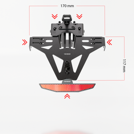 Kennzeichenhalter-Set Highsider Akron-RS Pro – KTM Duke 690 /R 2012-2019