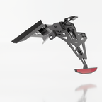 Kennzeichenhalter HIGHSIDER AKRON-RS PRO für KTM Duke 125 /390 (17-25)