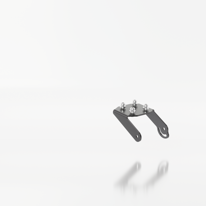 Kennzeichenhalter HIGHSIDER AKRON-RS PRO für Kawasaki Ninja 125 Z 125 (19-24)