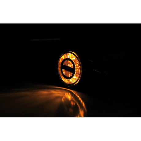 LED Blinker Highsider Pro Rocket Bullet, Chrom, Getönt, E-geprüft