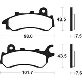 Bremsbeläge TECNIUM MA458 Organisch