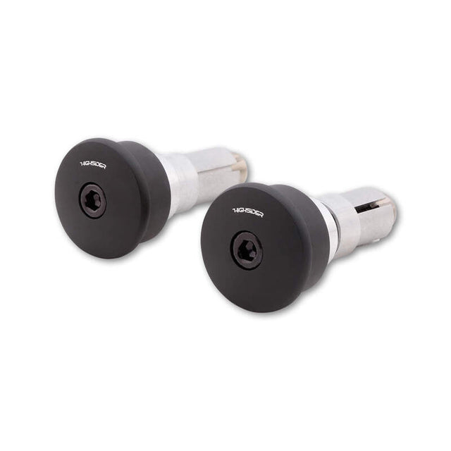 Lenkergewichte mit Spiegelaufnahme Highsider Pro Curve-Blast, Mattschwarz
