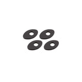 Blinker Montageplatten Highsider Smart schwarz, Alu, 30x19 mm, Ø 8 mm, für KTM