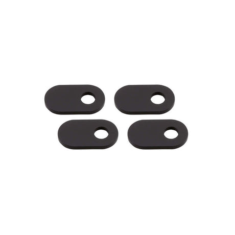 Blinker Montageplatten Highsider Smart schwarz, Alu, 35x20 mm, Ø 8 mm, Ducati