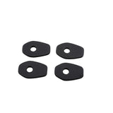 Blinker Montageplatten Highsider Smart schwarz, ABS, 40x27 mm, Ø 8,5 mm, Honda