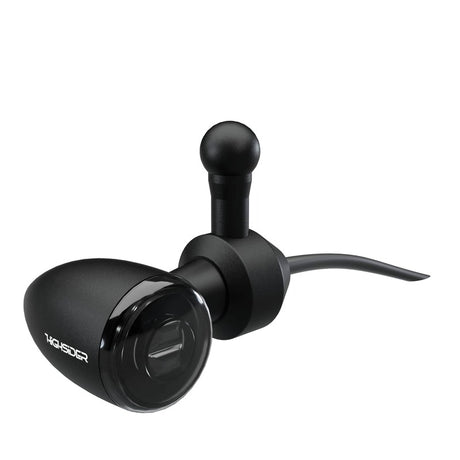 Blinkeradapter Paar Highsider Pro vorne, Schwarz, für Harley-Davidson Modelle