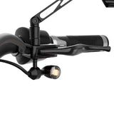 Blinkeradapter Paar Highsider Pro vorne, Schwarz, für Harley-Davidson Modelle