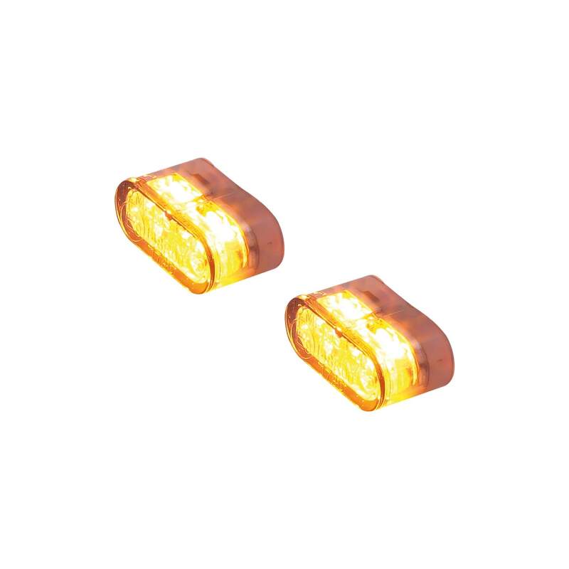 LED-Blinker Module mit Rück- & Bremslicht Highsider Little Star-MX Pro, Getönt