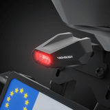 LED-Rücklicht Highsider Pro Split-V mit Kennzeichenleuchte, Schwarz, Glas Klar