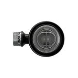 LED-Rücklicht Highsider Pro Akron-X, Mattschwarz, Glas Klar, E-geprüft, Ø 39 mm
