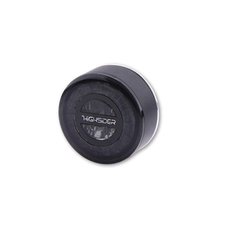 LED-Rücklicht Highsider Pro Rocket, Schwarz, Glas Getönt, E-geprüft, M8, Ø 45 mm