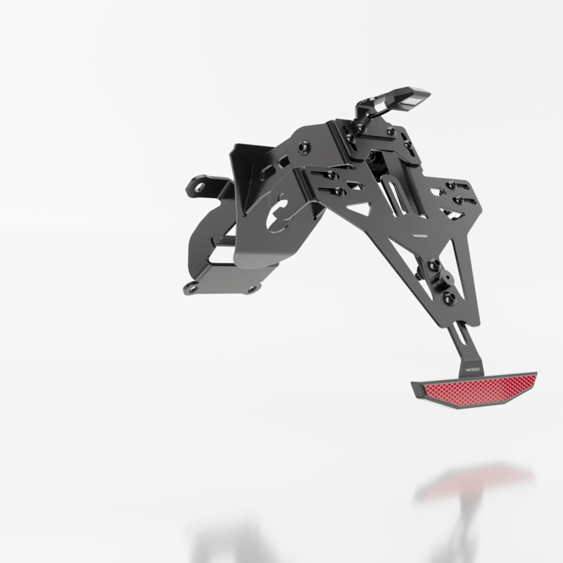 Kennzeichenhalter HIGHSIDER AKRON-RS PRO für Triumph Trident 660 (21-25)