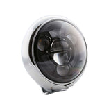 LED-Scheinwerfer 7 Zoll Highsider Pro HD-Style Typ 11, Chrom, HD Aufnahme