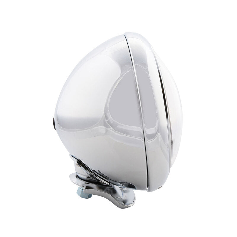 LED-Scheinwerfer 7 Zoll Highsider Pro HD-Style Typ 11, Chrom, HD Aufnahme