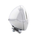 LED-Scheinwerfer 7 Zoll Highsider Pro HD-Style Typ 11, Chrom, HD Aufnahme