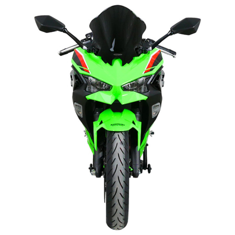 Racingscheibe MRA Schwarz mit ABE für Kawasaki Ninja 500 /SE (24-)