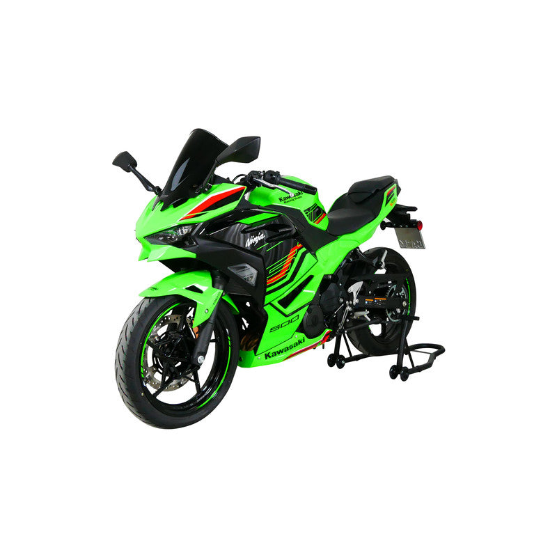 Racingscheibe MRA Schwarz mit ABE für Kawasaki Ninja 500 /SE (24-)
