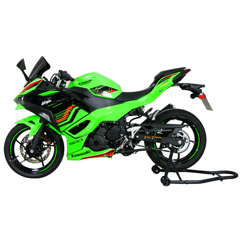 Racingscheibe MRA Schwarz mit ABE für Kawasaki Ninja 500 /SE (24-)