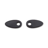 Blinker Montageplatten Highsider Smart schwarz, Alu, 41x21 mm, Ø 8 mm, für HD