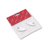Blinker Montageplatten Highsider Smart chrom, Alu, 41x21 mm, Ø 8 mm, für HD