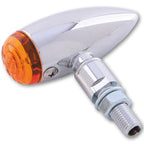 Blinker Highsider Smart Micro-Bullet, Chrom, Glas Orange, E-geprüft, 12V/21W