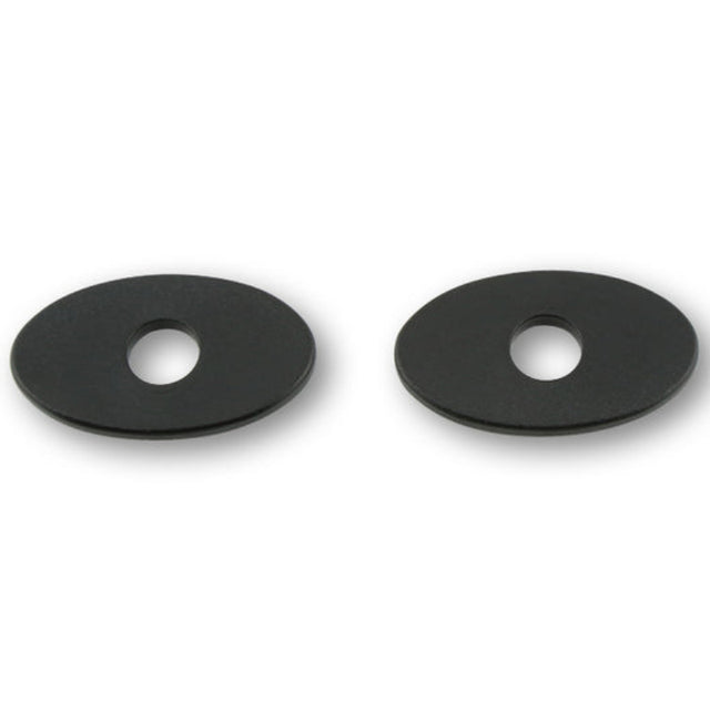 Blinker Montageplatten Highsider Smart schwarz, ABS, 44x26 mm, für Kawasaki