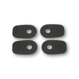 Blinker Montageplatten Highsider Smart schwarz, ABS, 51x33 mm, für Kawasaki