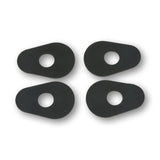 Blinker Montageplatten Highsider Smart schwarz, ABS, 40x21 mm, Ø 10 mm, Yamaha