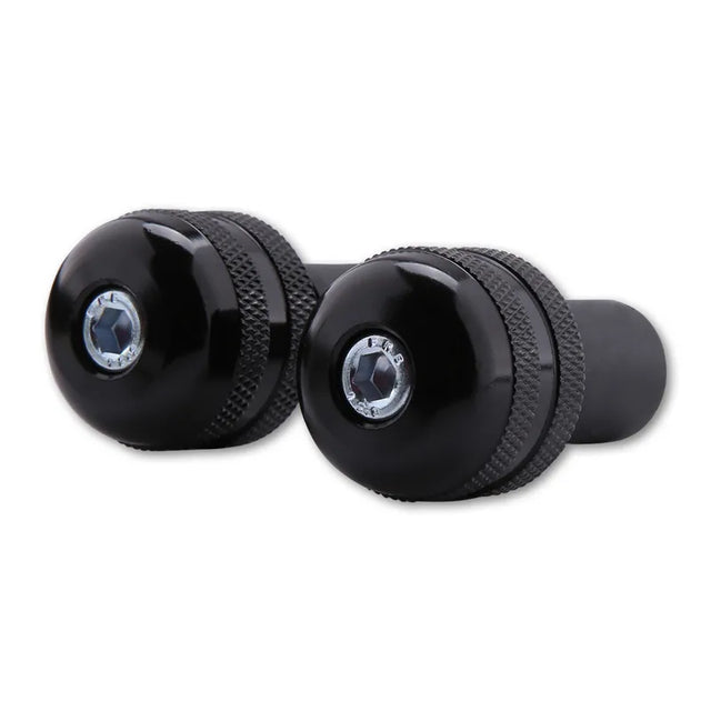 Lenkergewichte Highsider Smart Gerändelt, Schwarz, Ø 29 mm, für Stahllenker