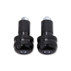 Lenkergewichte Highsider Smart Gerändelt, Schwarz, Ø 29 mm, für Stahllenker