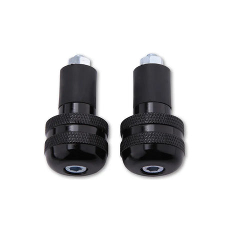 Lenkergewichte Highsider Smart Gerändelt, Schwarz, Ø 29 mm, für Stahllenker