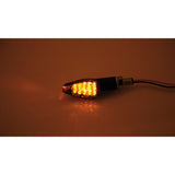 LED Blinker HIGHSIDER Smart Peak kurz, Schwarz, Getönt, E-geprüft