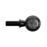 LED Blinker HIGHSIDER Smart Circula-S, Schwarz, Getönt, E-geprüft